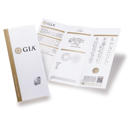 Lucky One GIA Report Certificat Analyse