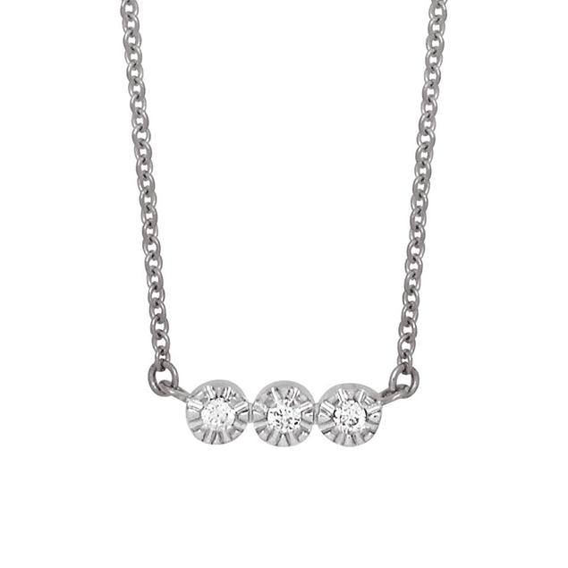 Collier Vidura Or blanc et diamants