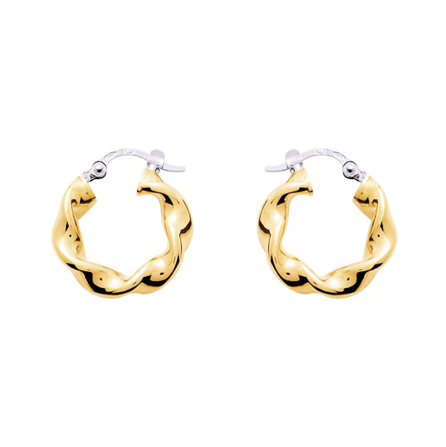 Creoles Or Jaune 18k