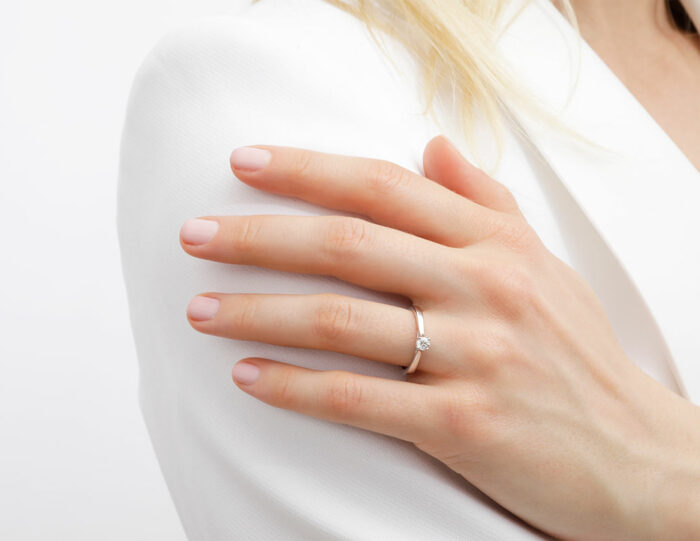 Bague solitaire diamant Forever