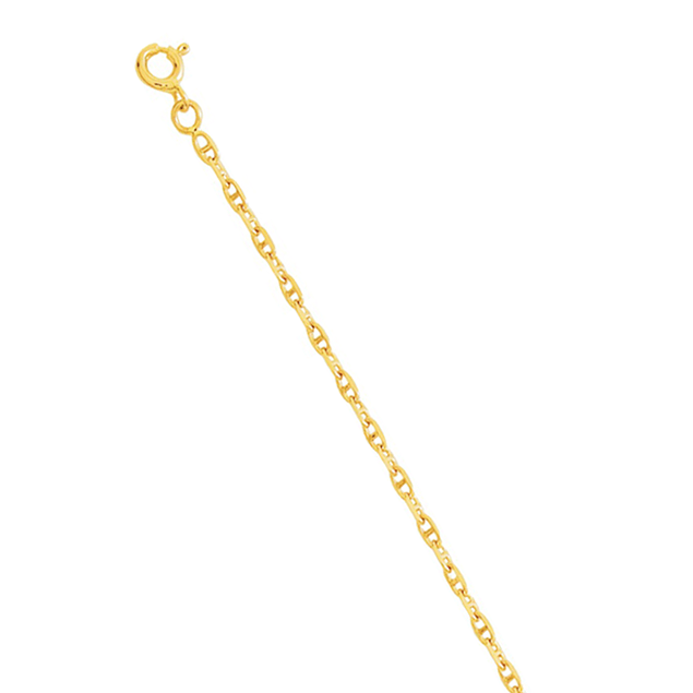 Chaine Or Jaune Forcat Barette