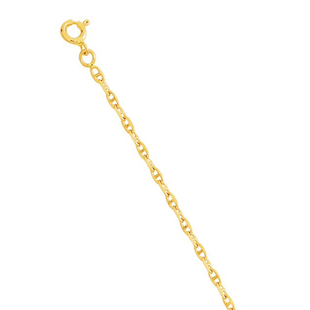 Chaine Or Jaune Forcat Barette