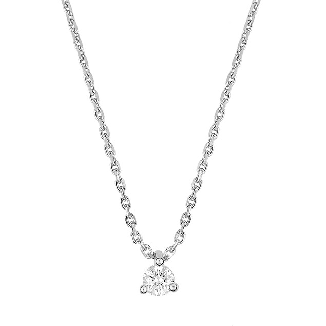 Collier Solitaire Diamant 0,10 carat