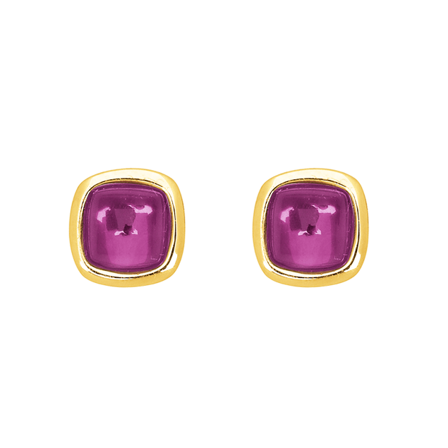 Boucles d'oreilles Madrina Amethyste