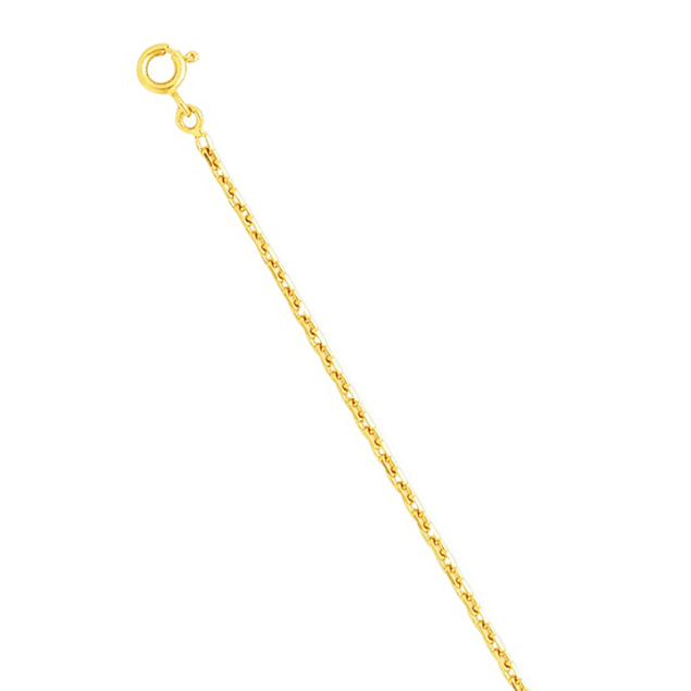 Chaine Forcat Diamantee Or Jaune 18 Carats