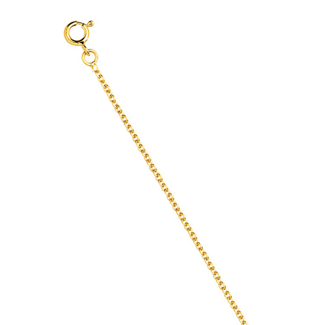Chaine forcat ronde or jaune 18 carats