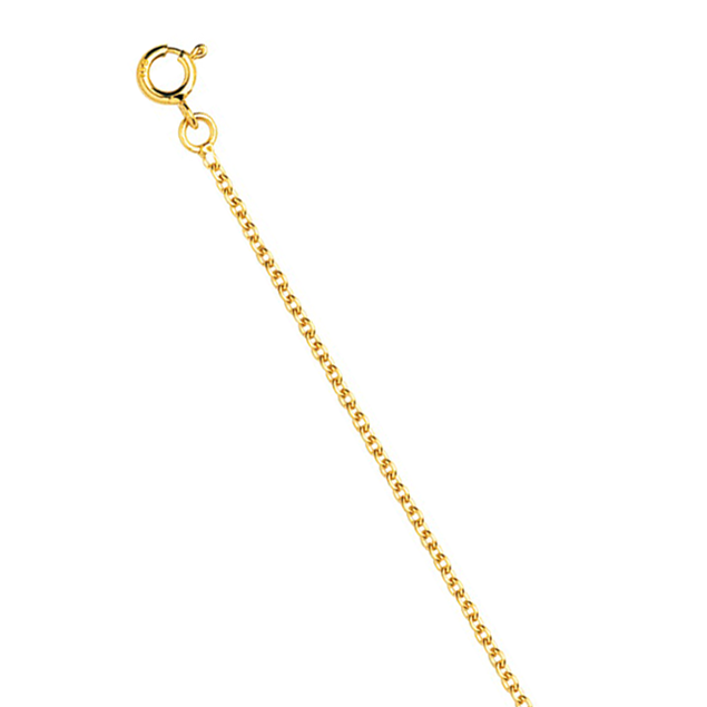 Chaine forcat ronde or jaune 18 carats