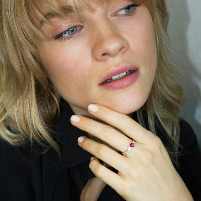 Bague Diamants Pierre Fine