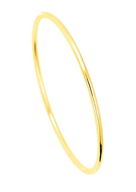 Bracelet Jonc Or Jaune Plein Femme