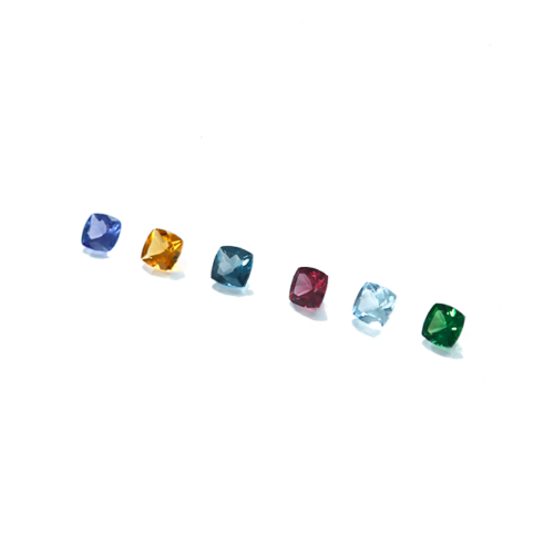 Pierres fines de couleurs