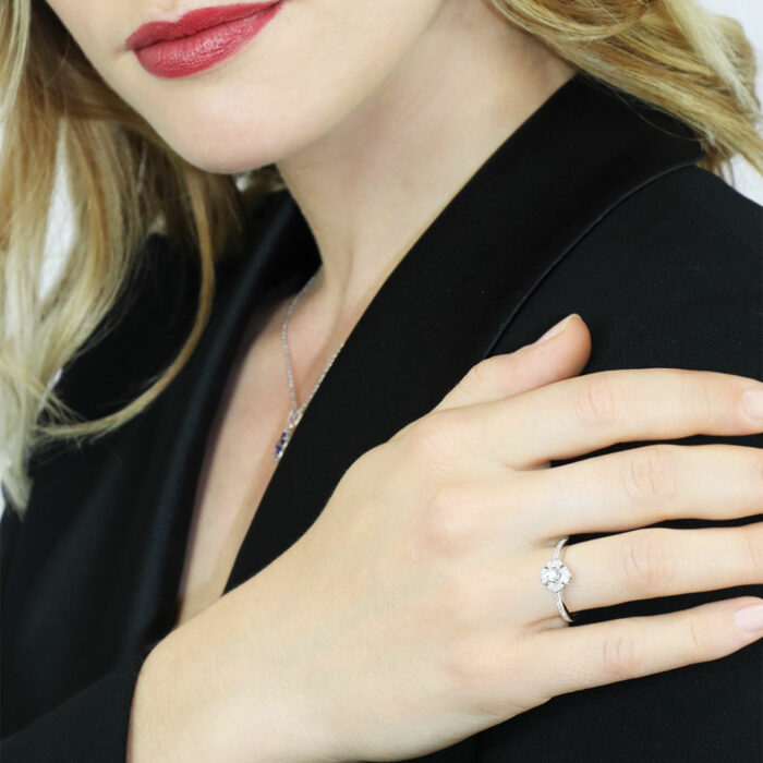 Bague de Fiancailles Diamant