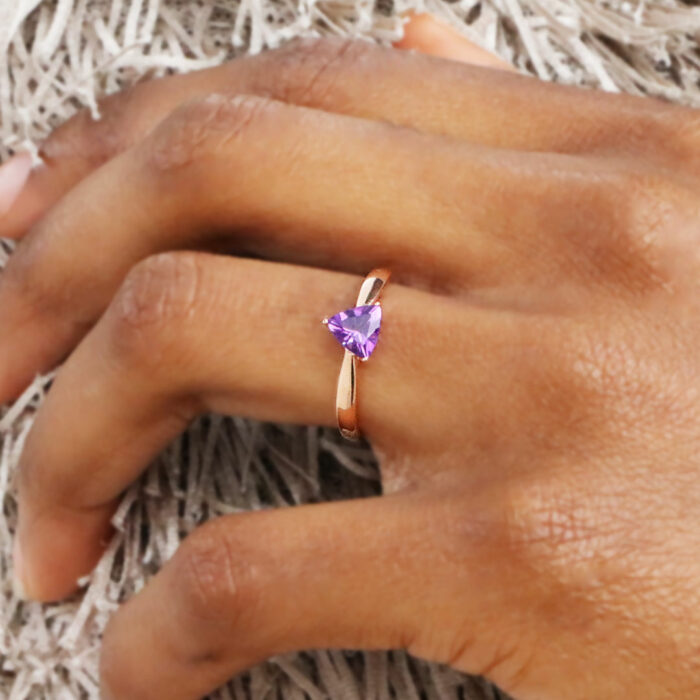 Bague Bermude Or Amethyste