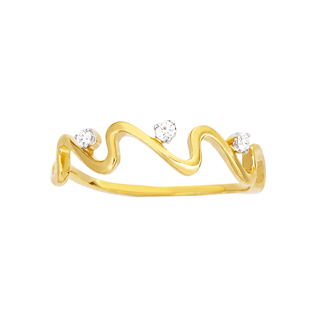 Bague Or Jaune Diamant