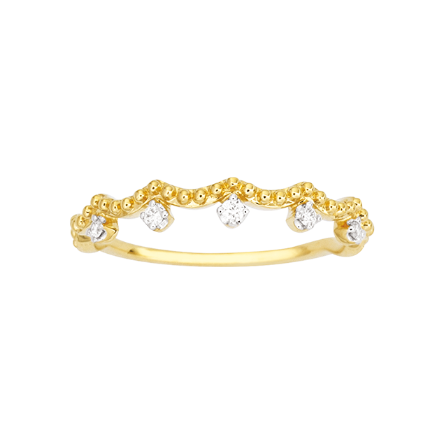 Bague Or Jaune Diamant