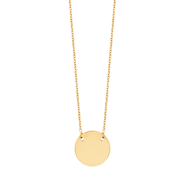 Collier Medaille Or