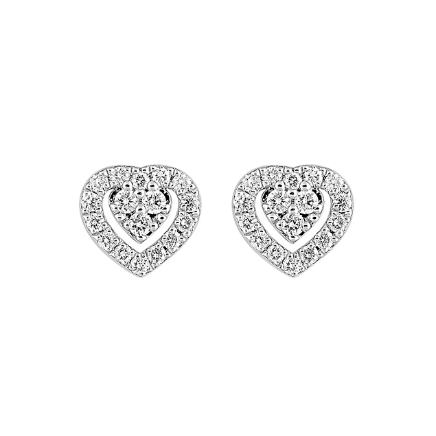 Boucles d'oreilles Lucky Coeur, or jaune