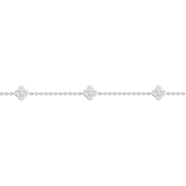 Bracelet tennis diamant LAB 5,52ct total 7.5po 14kW (e-com) - Bijouterie  Paré