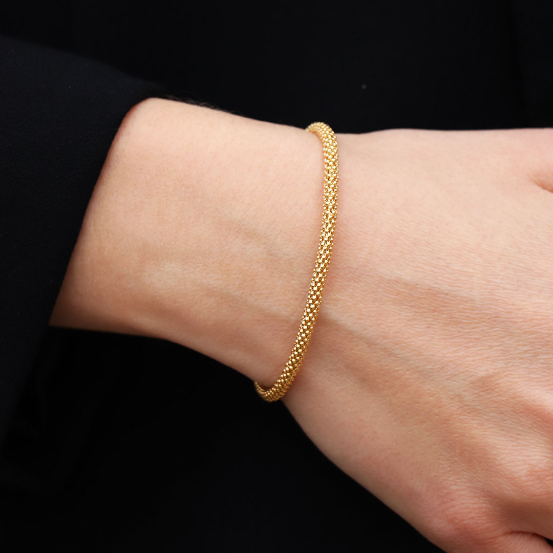 Trendige Gold Armband