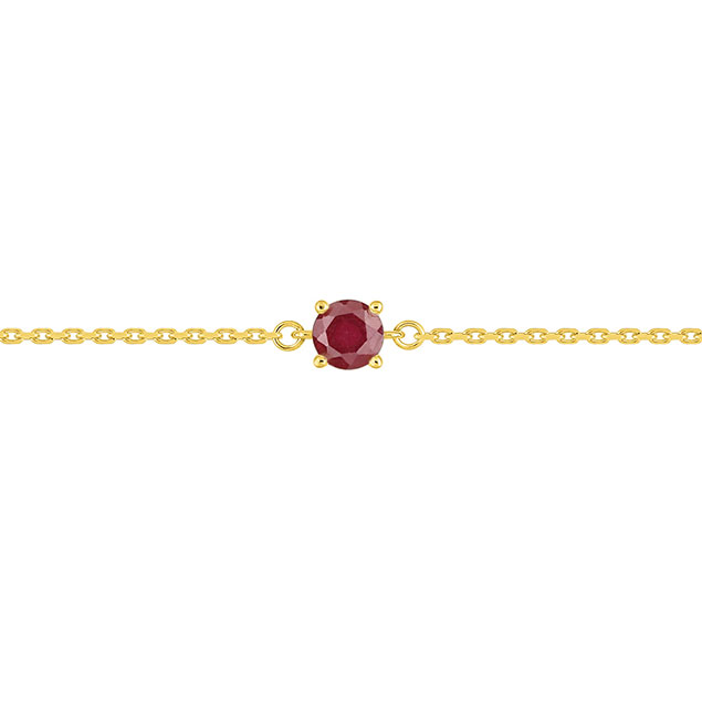 Bracelet Rubis Or