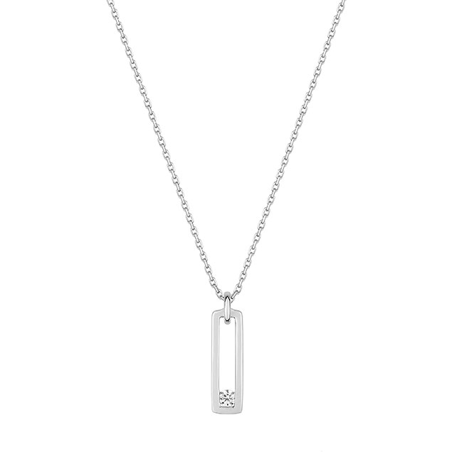 Collier Diamant Solitaire