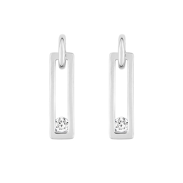 Boucles d'oreilles diamant