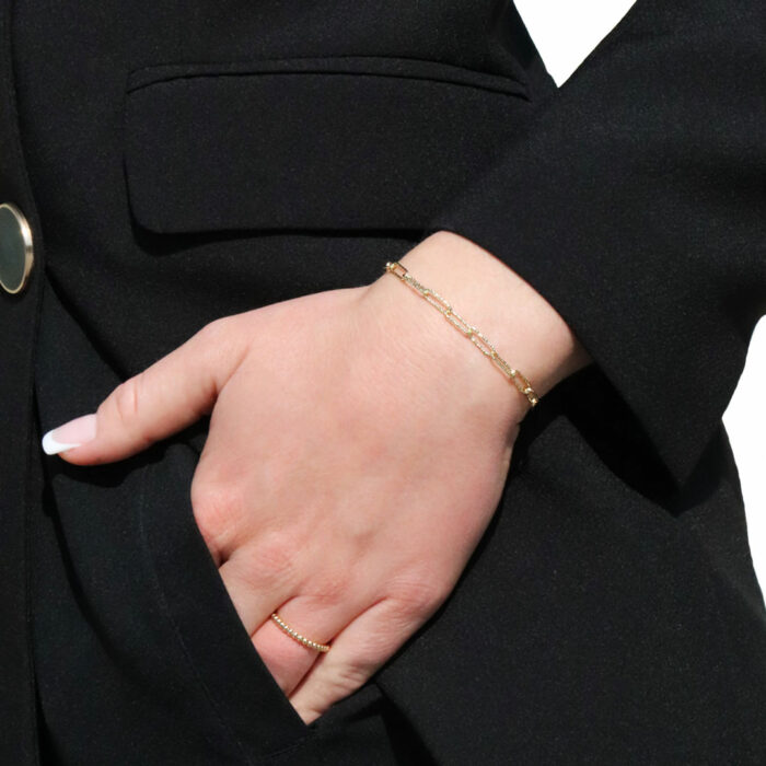 Bracelet Chaine Diva - Or Jaune – Image 3