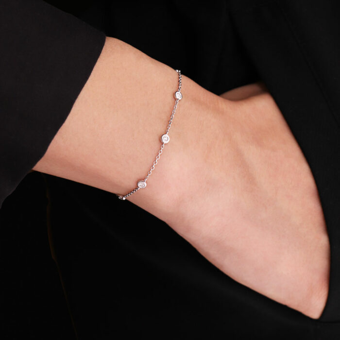 Bracelet tennis diamant