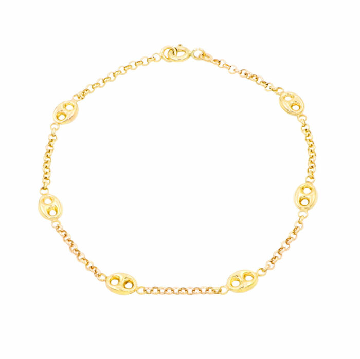 Bracelet Grain de Café Or 18 Carats