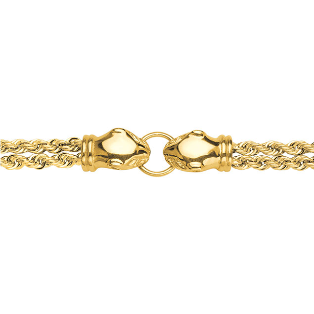 Gold Panther Bracelet