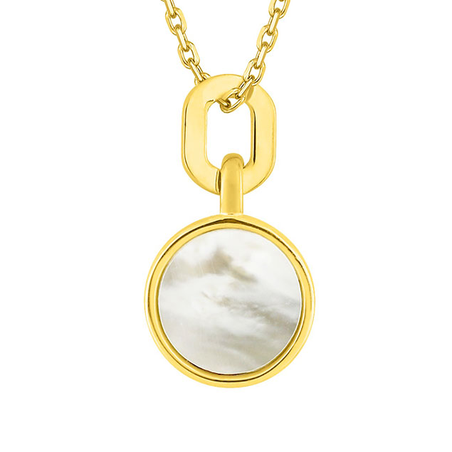 Collier Nacre Blanche