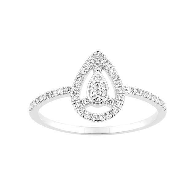 Bague Diamant Or Blanc