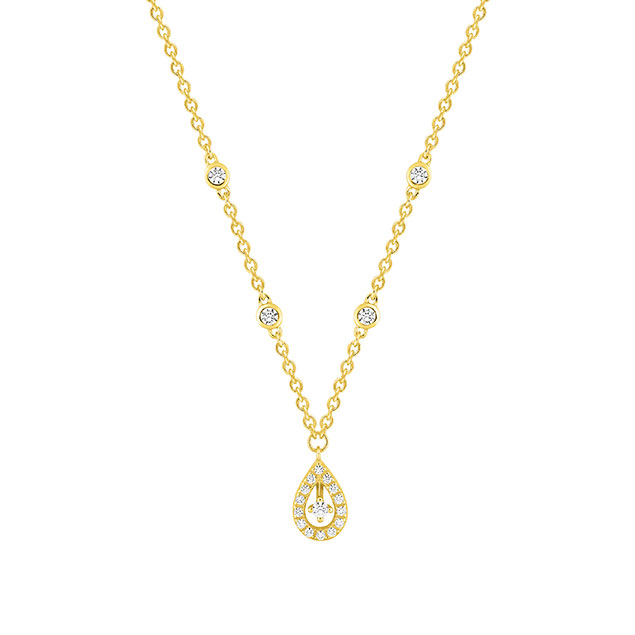 Collier Diamant Or Jaune