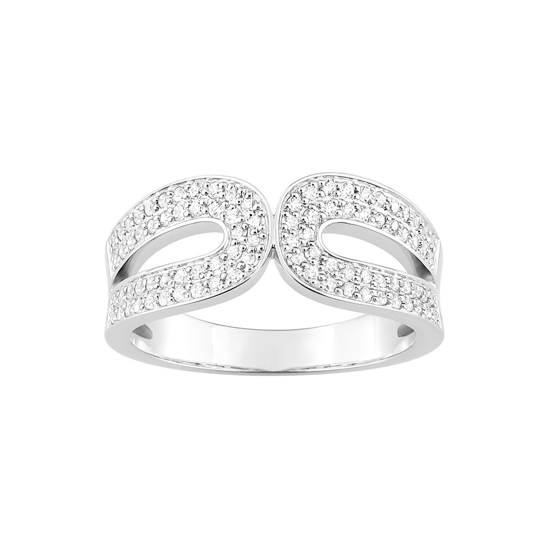 Bague Diamant Or Blanc