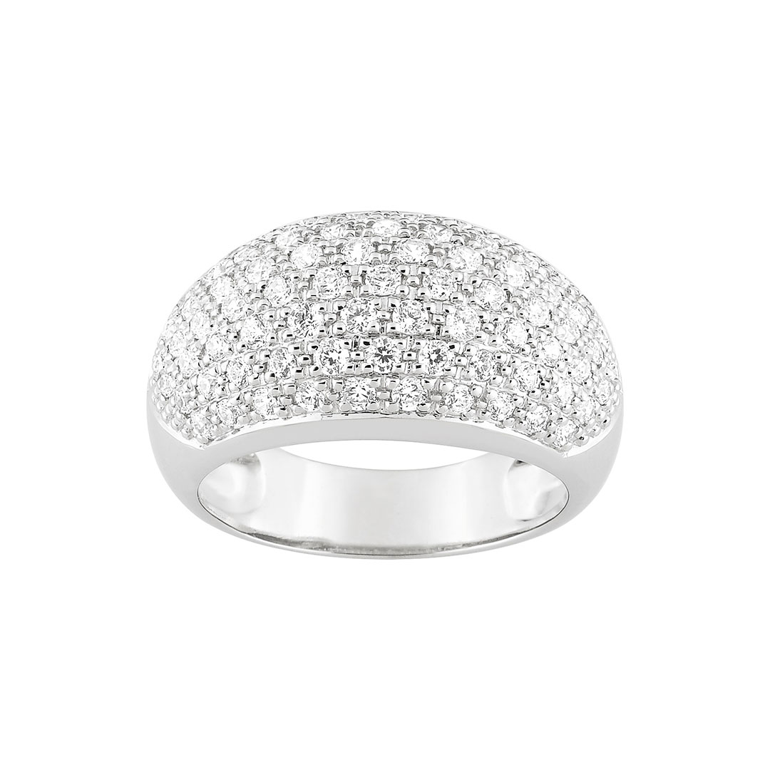 Bague Pavé Diamant Femme