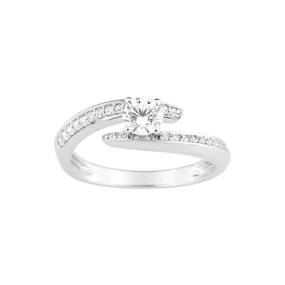 Bague Solitaire Diamant Luxe