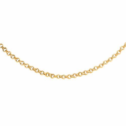 Collier Grosses Mailles Or