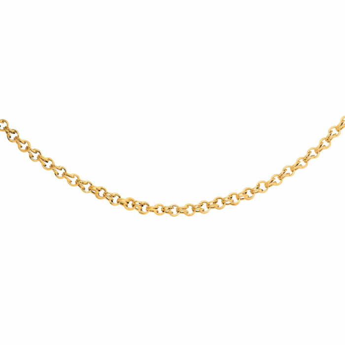 Collier Grosses Mailles Or