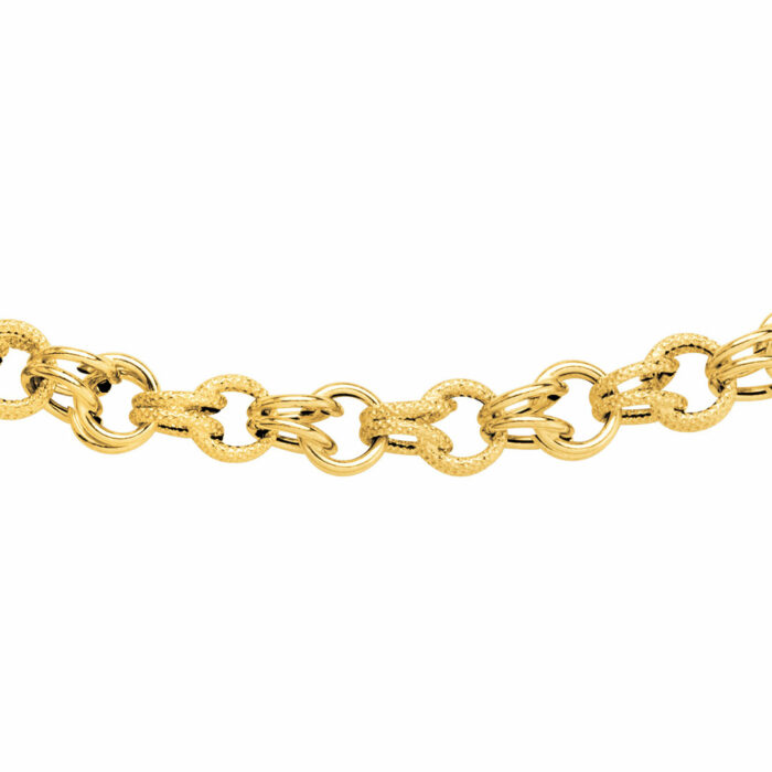Collier Grosses Mailles Or