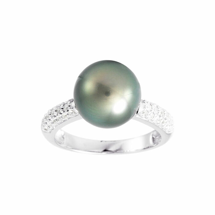 Bague Perle de Tahiti Diamant