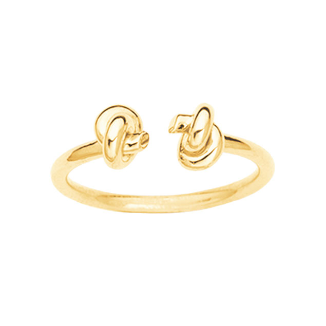 Gold Knoten Ring