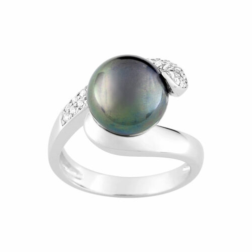 Bague Perle de Tahiti Diamant