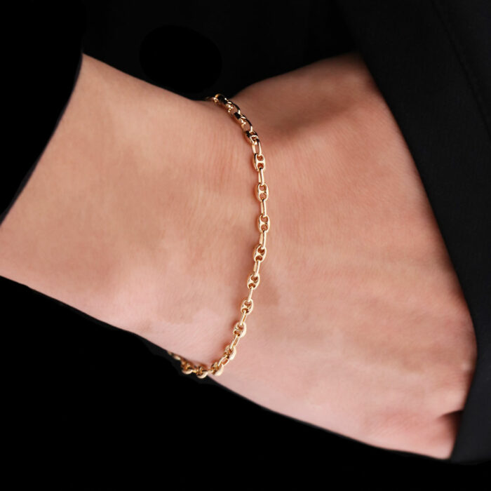 Bracelet Grain de Café Or 18 Carats