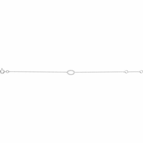 Bracelet Diamant Or Blanc