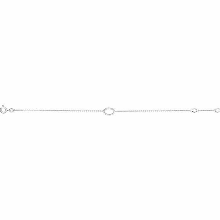 Bracelet Diamant Or Blanc