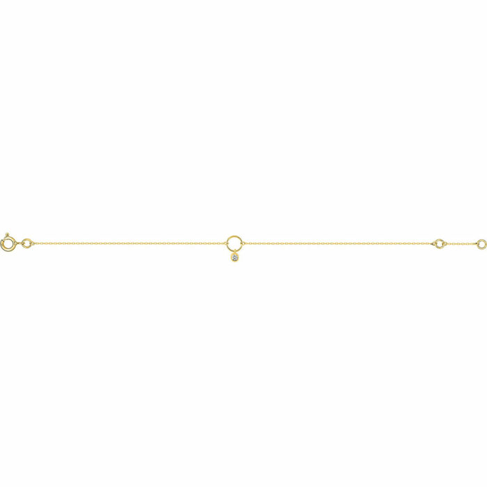 Bracelet chaine diamant or