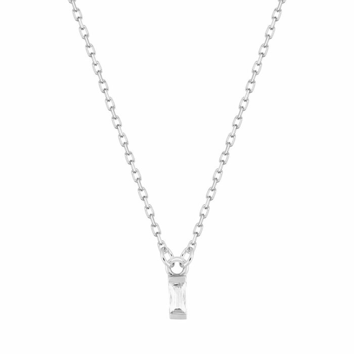Pendentif Diamant Baguette
