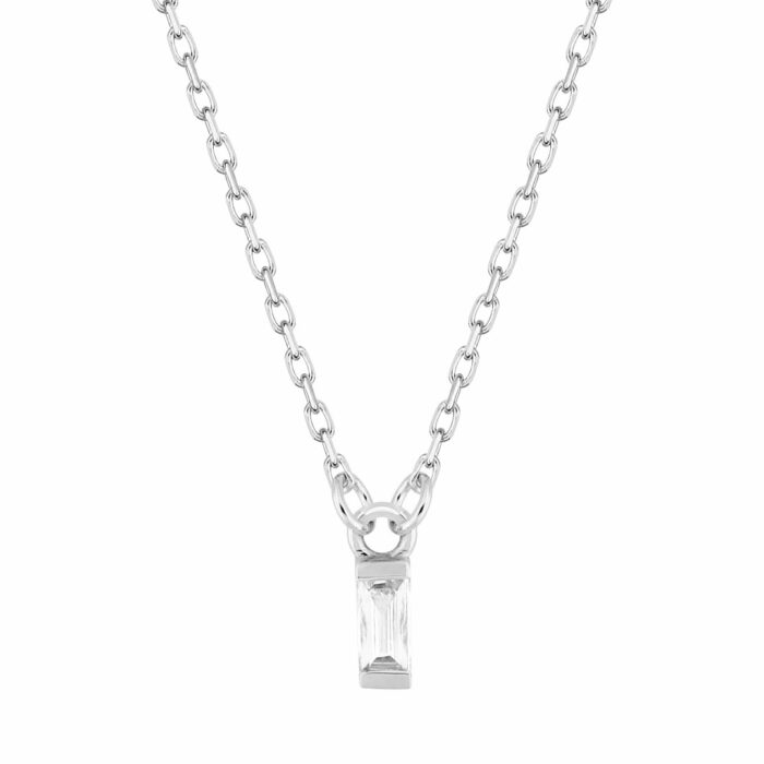 Pendentif Diamant Baguette
