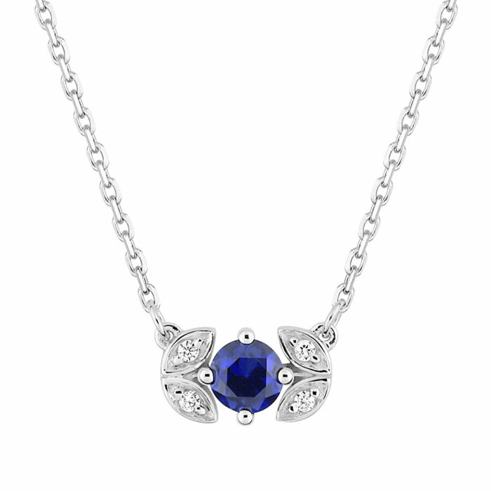 Pendentif Saphir Diamant