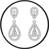 Pendientes de diamantes