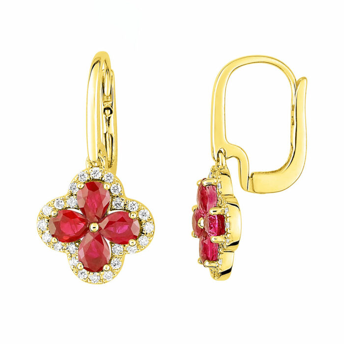Boucles d'Oreilles Flower